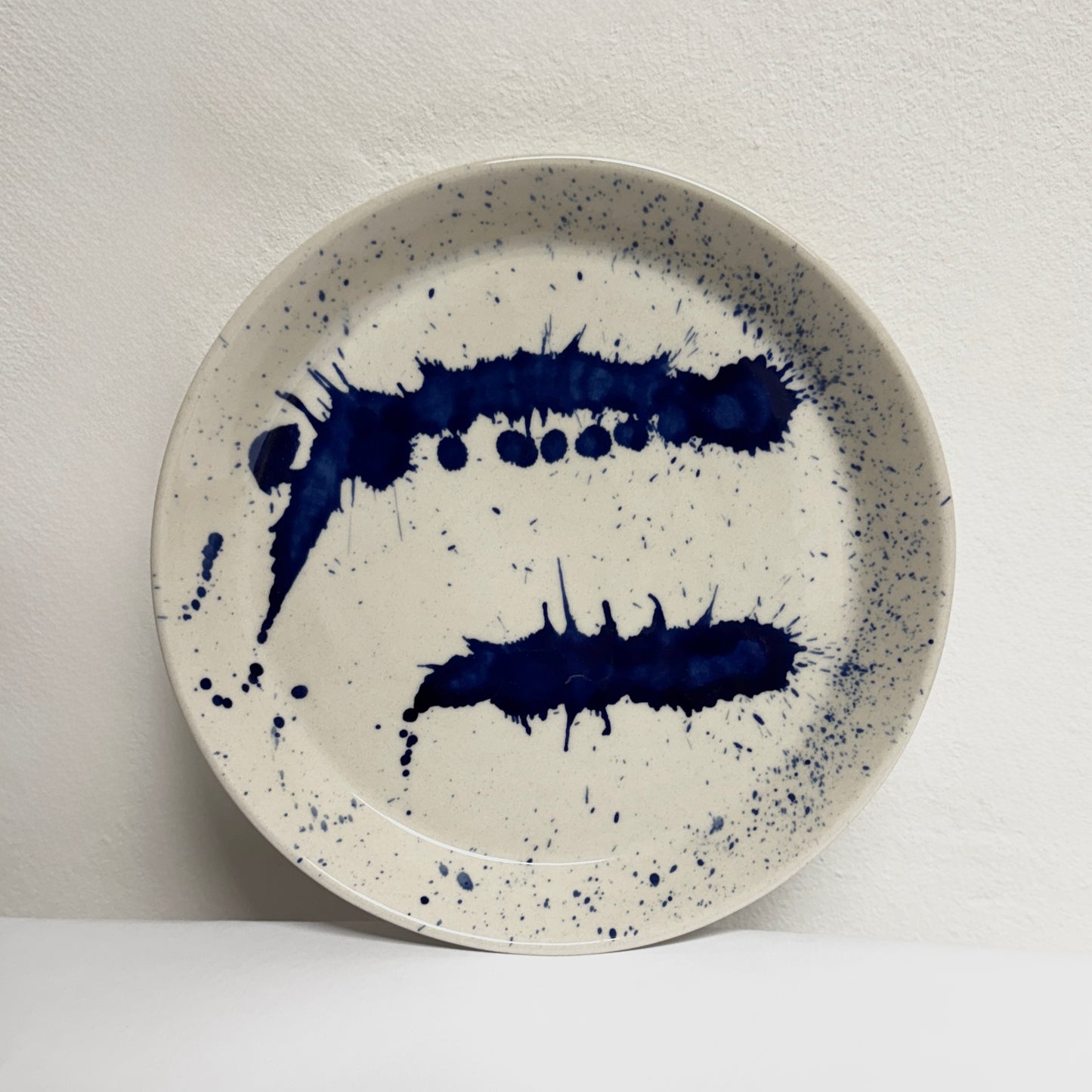 Talíř Blue splashes